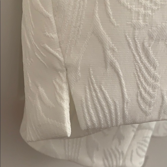 Kasper One Button Leaf Jacquard Blazer - Picture 5 of 9